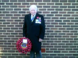 Lion President on Remembrance Sunday 2011